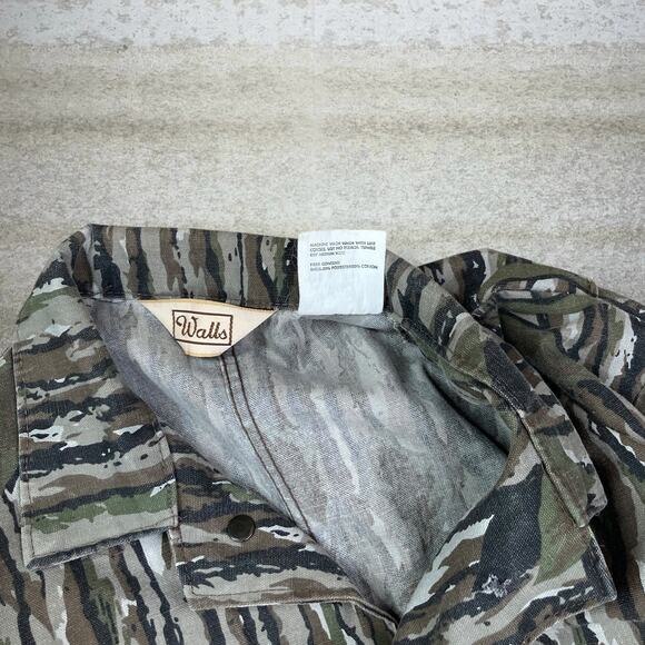 Vintage Realtree Hunting Camo Coveralls Baggy Wide Leg Fit Cotton Walls SR 90s - Picture 5 of 11